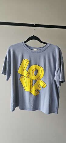 T-SHIRT LOVE BLUE